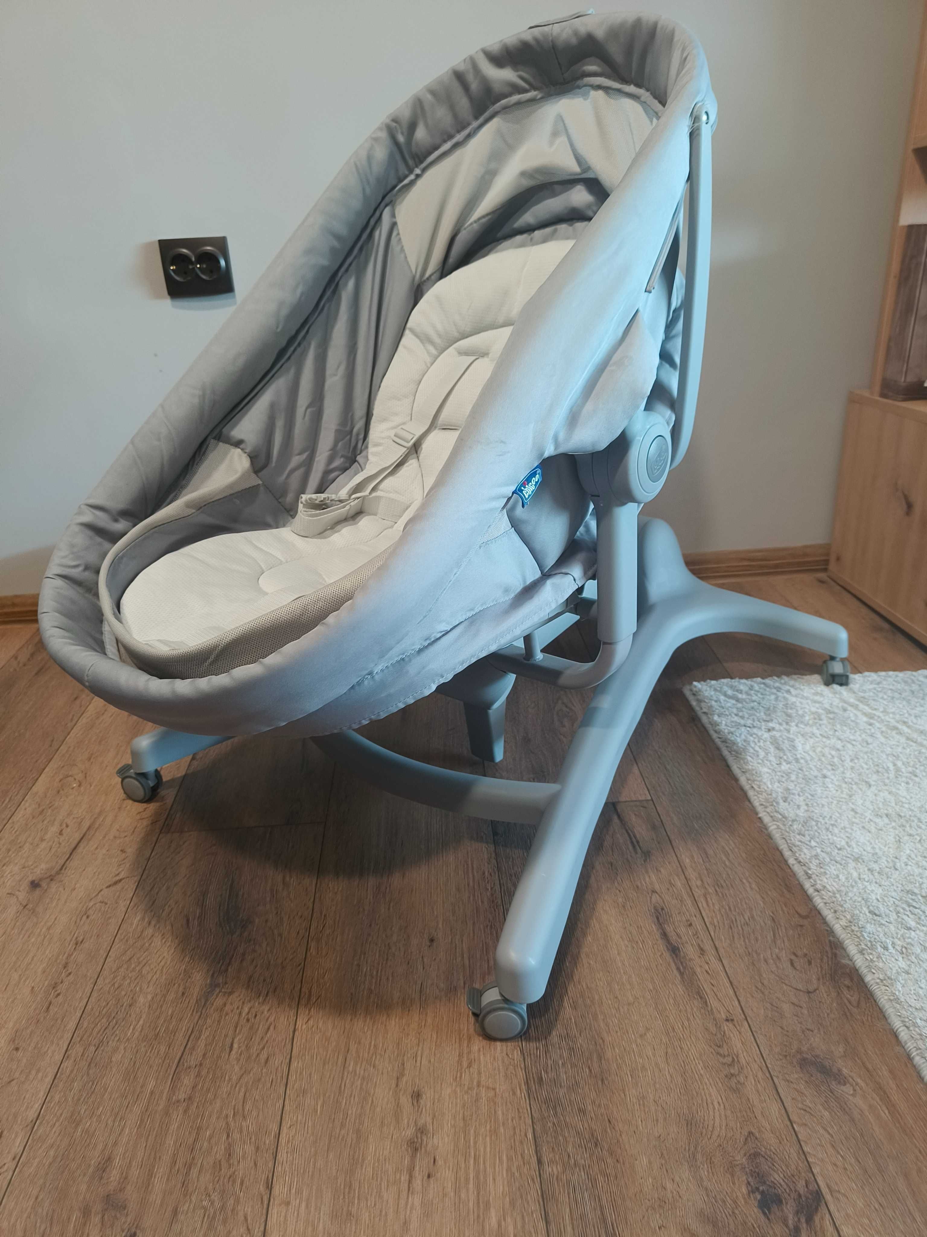 Мултифункционален шезлонг 4 в 1 Chicco - Baby Hug Air, Stone