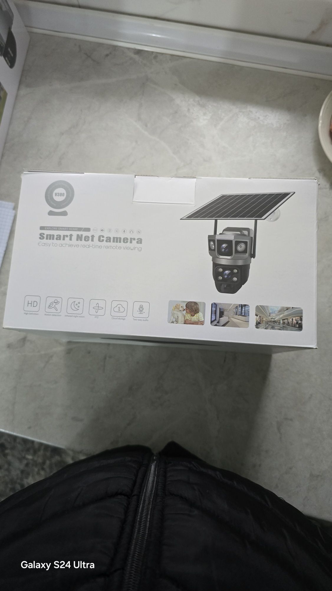kamera sim kartali telefon orqali 24 soat kuzatish quyosh panelli 360