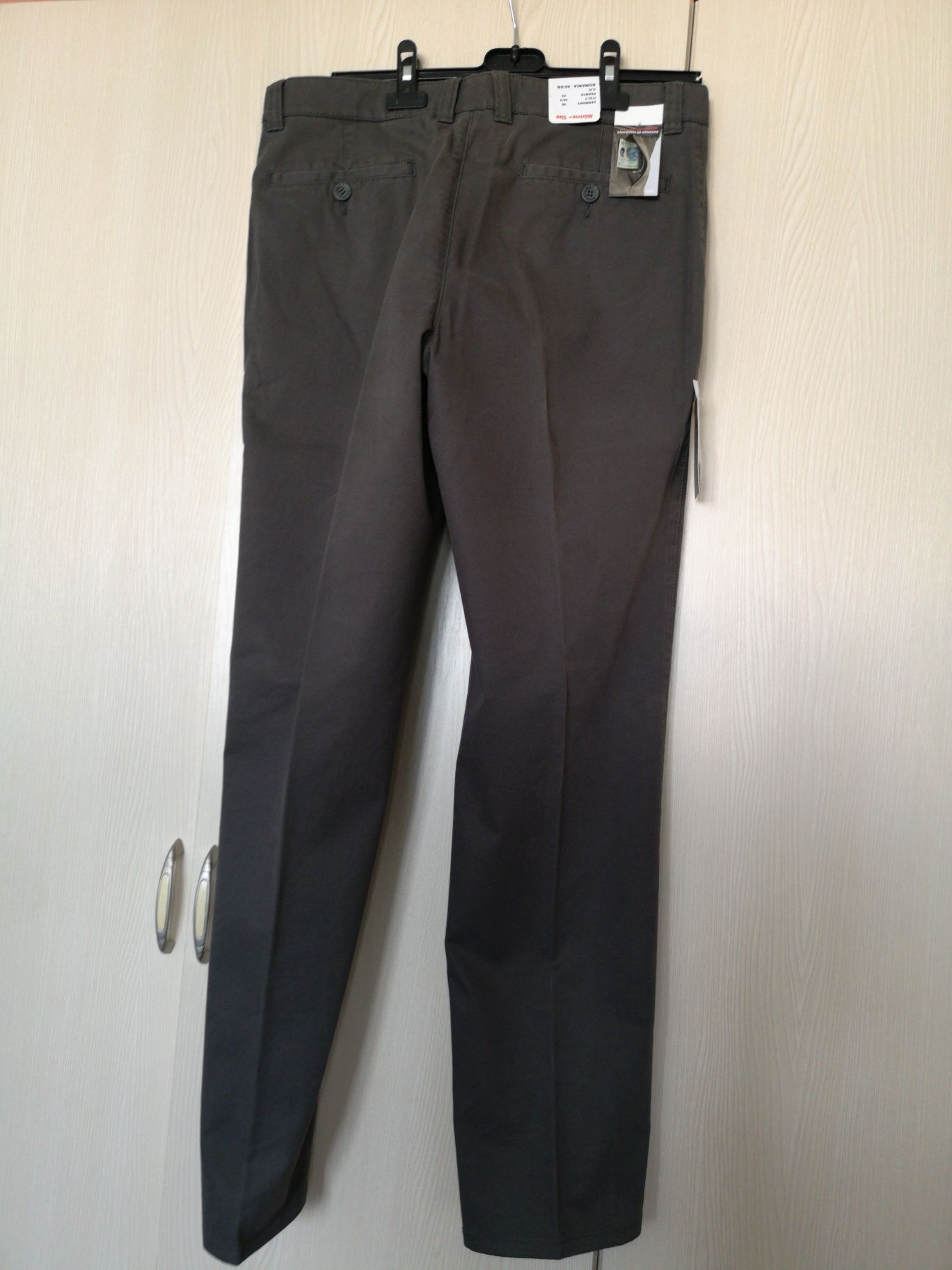 Pantaloni casual barbati Adam's by Secuiana, noi, 98% bumbac