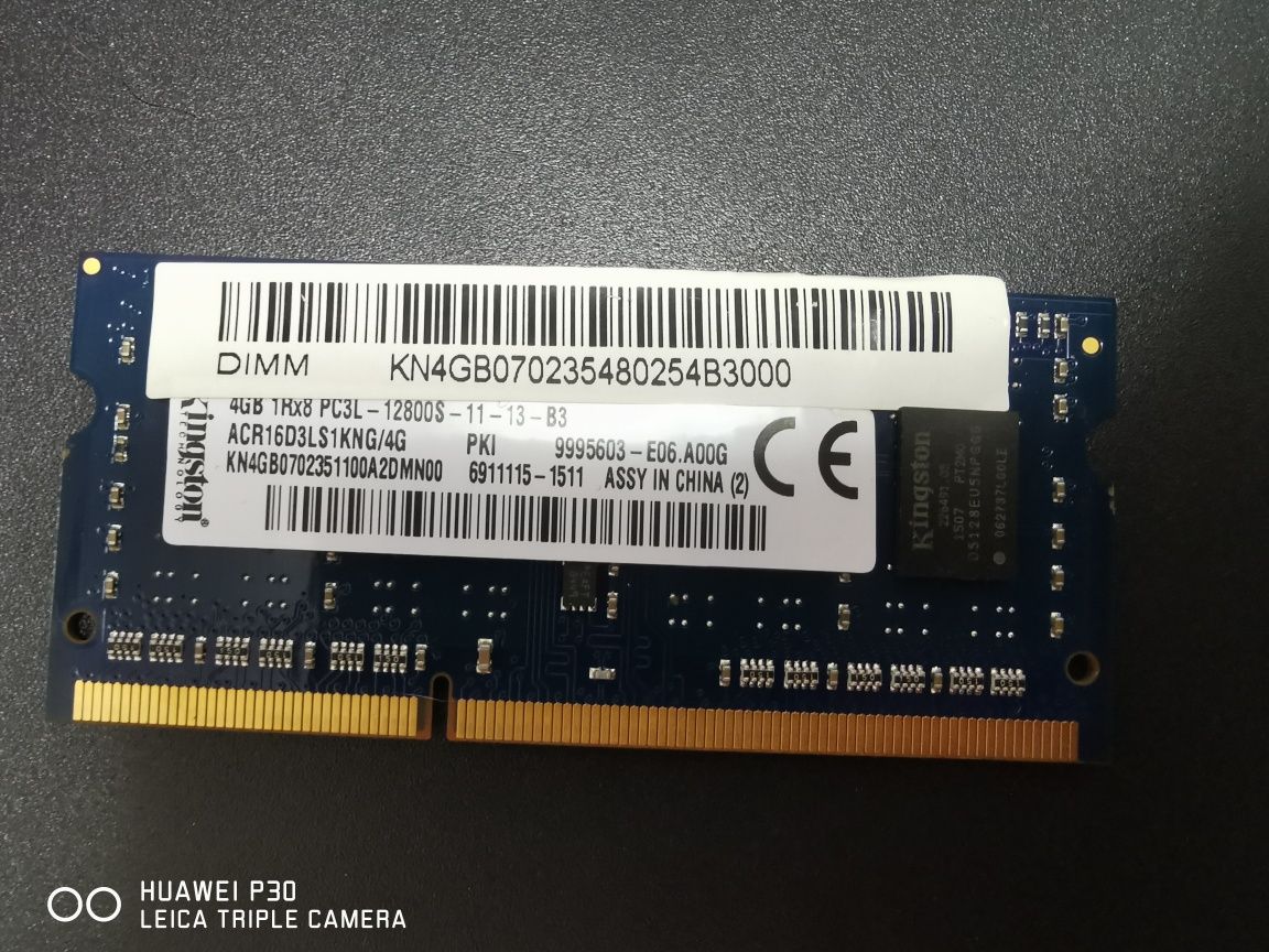 Memorie RAM 4 GB DDR3L Kingston