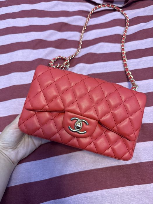 Чанта, chanel,  ноеа, червена