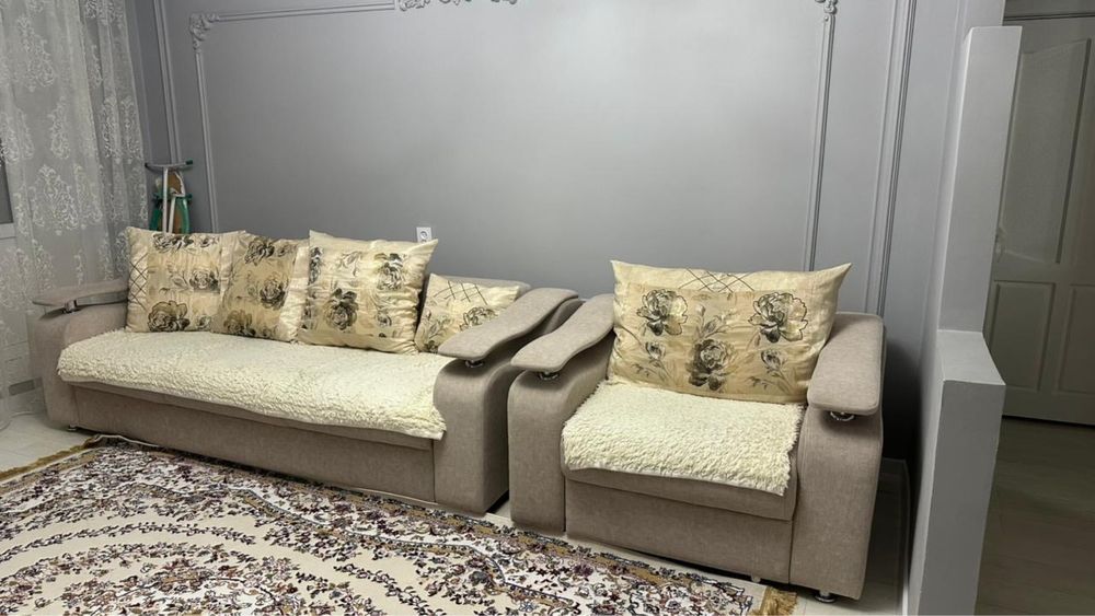 Продам диван и кресло -90000тг