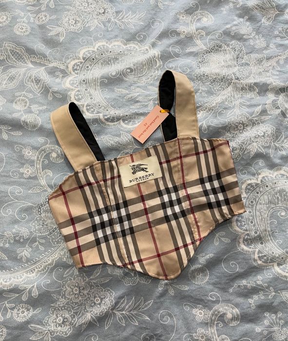Оригинальный апсайкл корсет Burberry