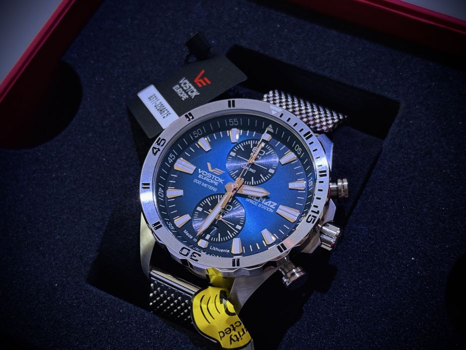 Vostok Europe Almaz - 6S11-320A675, Мъжки кварцов часовник ( НОВ )