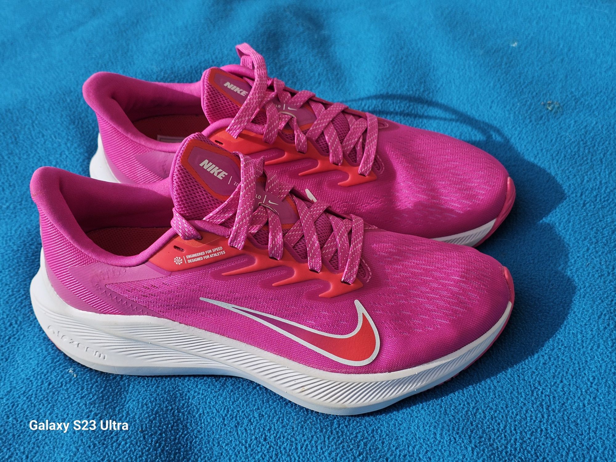 Nike Air Zoom Winflo 7 Pink оригинални дамски сникърси 38 номер