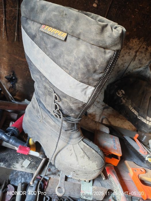 сапоги с защитным металлическим подноском