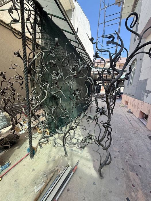 Кованный забор ручной работы