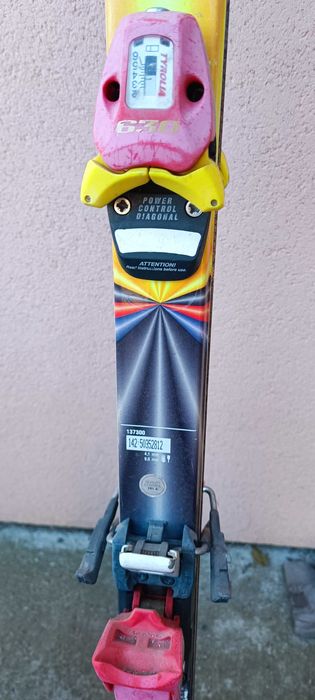 Clapari Nordica Flex 240-245 si schiuri Atomic Rider 142 cm