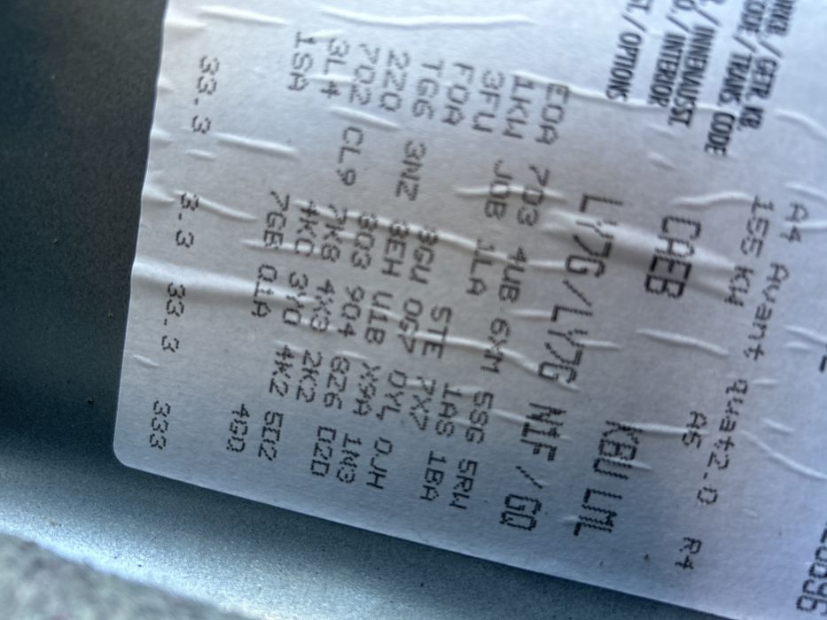 Haion portbagaj audi a4 b8 break cod culoare LY7G