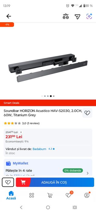 Soundbar Horizon 2.0 60 watt