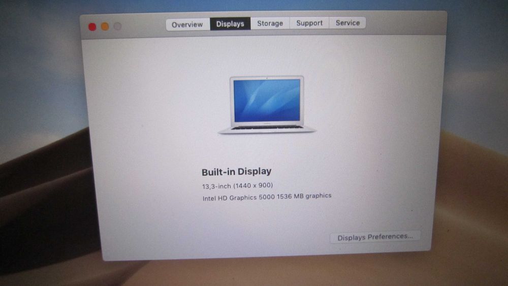 Laptop MacBook Air I5, 2014