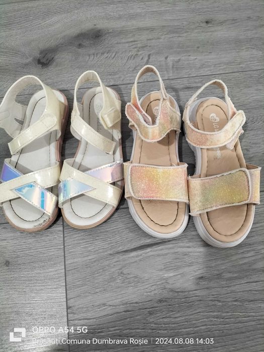 pieptene parsa pentru descurcat parul, 3 lei și sandale mărimea 31.