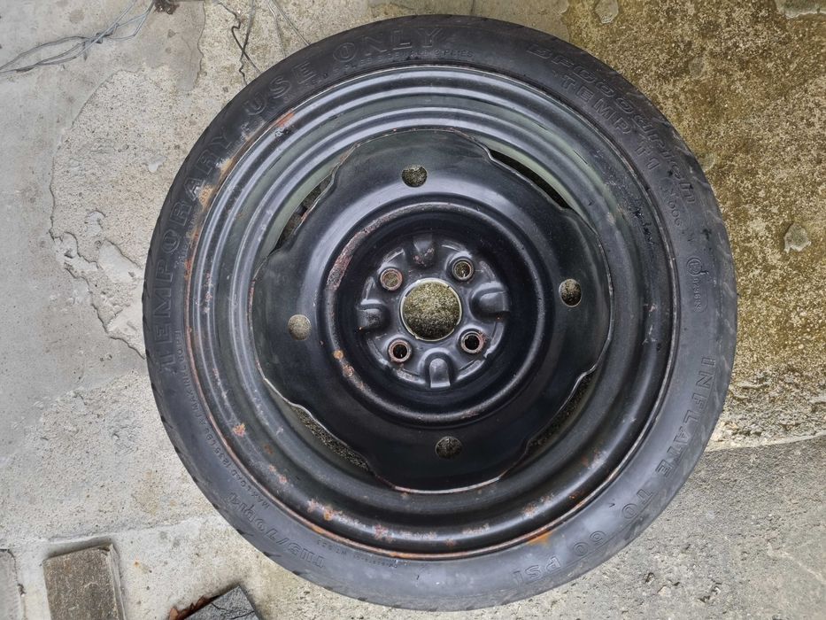 Резервна гума "патерица" за Тойота Ярис Toyota Yaris 115/70/14