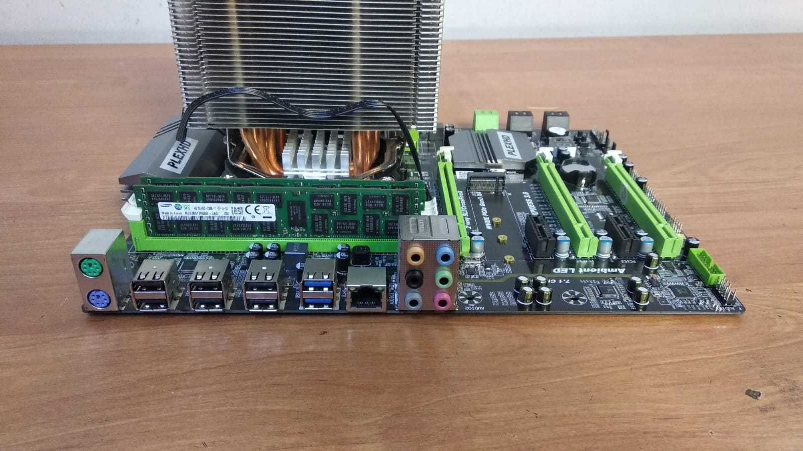 Материнская плата с процессором Xeon E5-2660  8 ядер, Озу 16 Гб