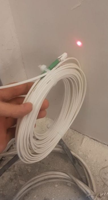 РЕМОНТ И ЗАМЕНА интернет кабеля, оптоволокно, оптика, UTP кабеля