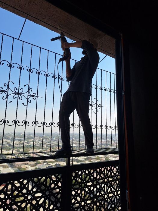 Rishotka reshotka akno dver oyna podokolnik ustanovka