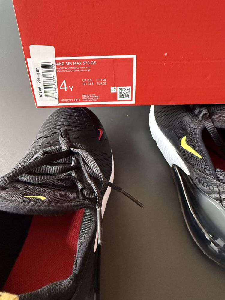 adidasi Originali Nike Air Max 270 noi ,marime 36