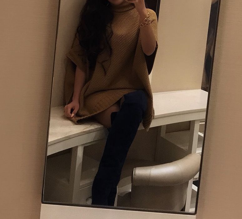 Ботфорты темно-синие замшевые в отличном состоянии