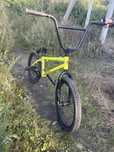bmx, велосипед, салатовый
