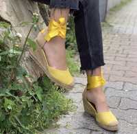 Натуральная кожа женская обувь босаножка 35 размер