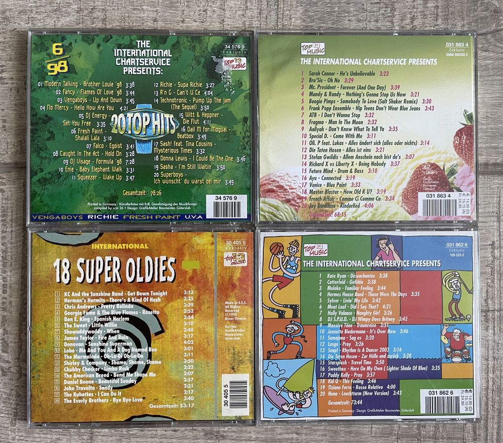 Lot 16 cd-uri originale muzica anii 90-2000