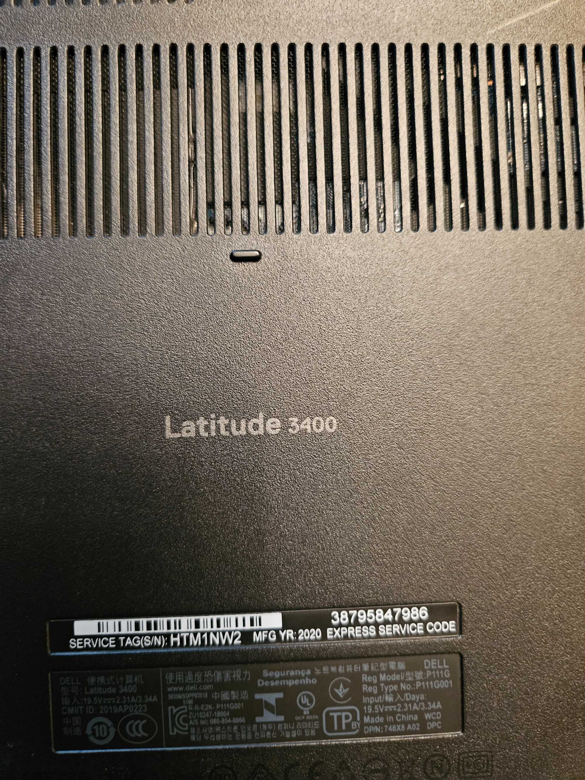 Laptop Dell latitude 3400