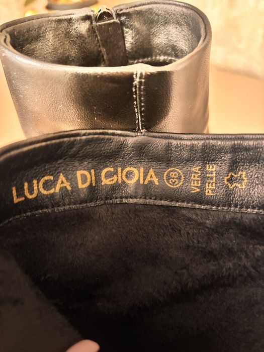 Ghete/Botine din piele naturala Luca di Gioia