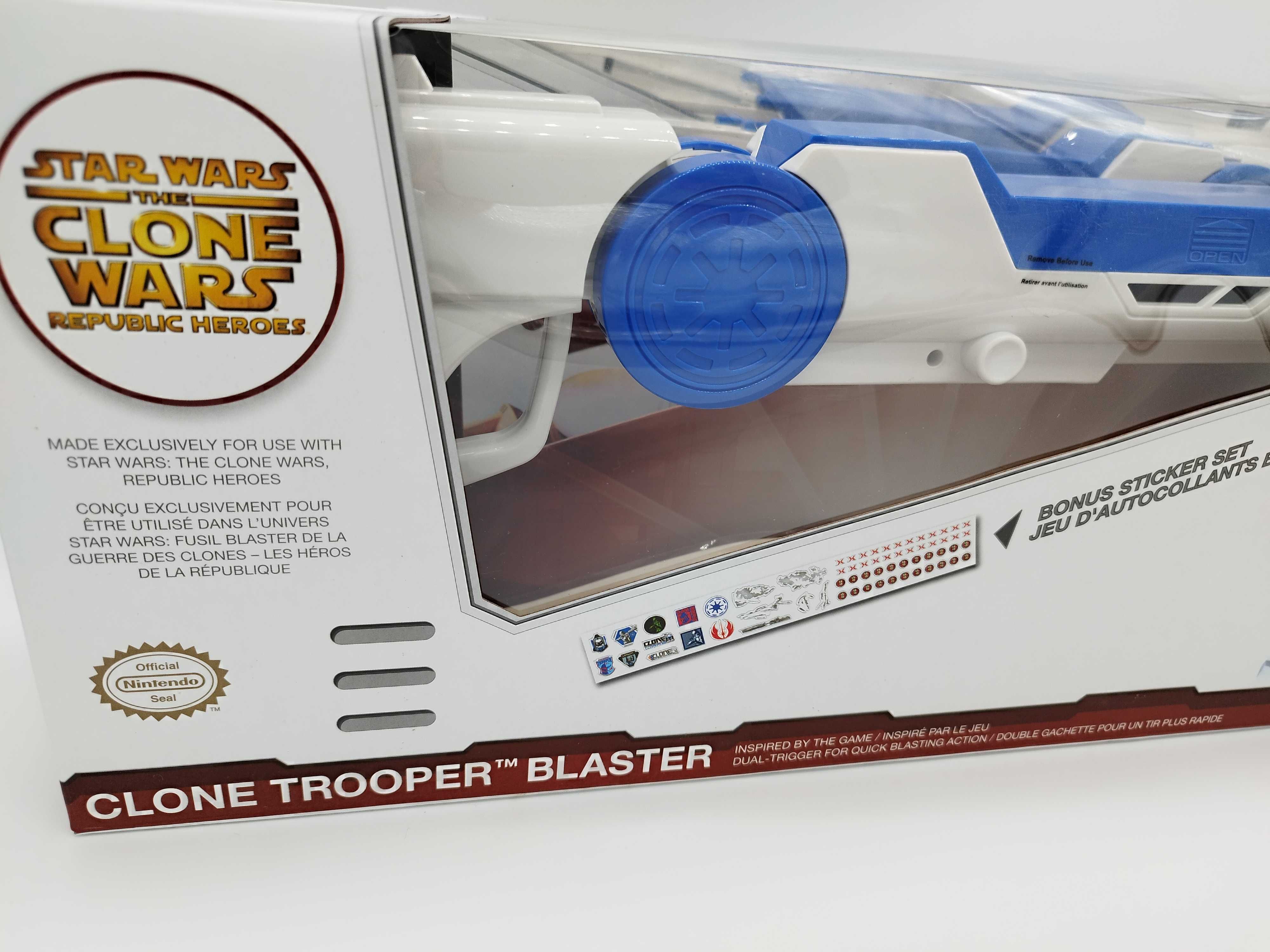 НОВИ Пушки Power A Nintendo Star Wars Clone Trooper Blaster/Wii/Wii U