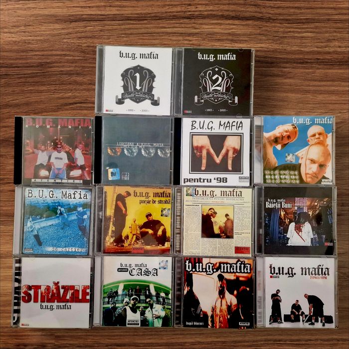 Cd-uri trupa B.U.G.Mafia