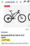 Bicicletă MTB ST 530 S 27,5" negru XL