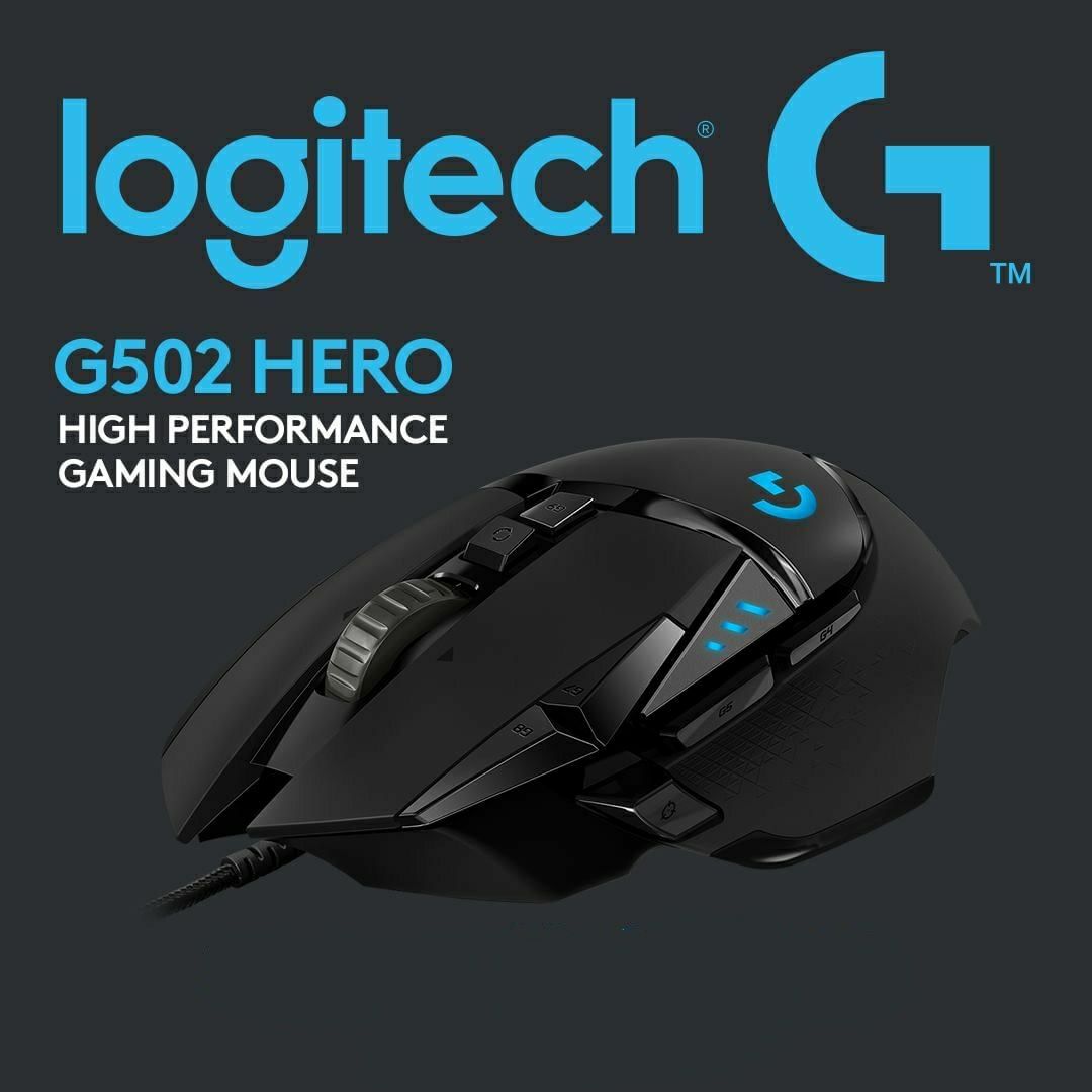 СКИДКА! Оригинал! Logitech G502 HERO/11кноп,DPI 16K Игровая мышка/мышь