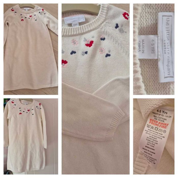 Празнични/Коледни рокля,пуловер,пола 110,116,122р Next,NulaBug,H&M