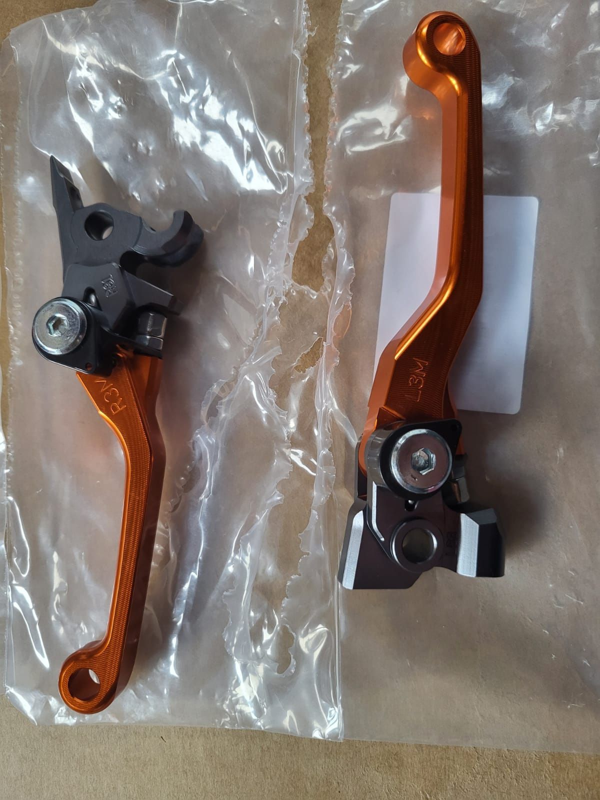 Manete rabatabile scurte KTM 2008-2013, 2014-2022. Înălțătoare ghidon