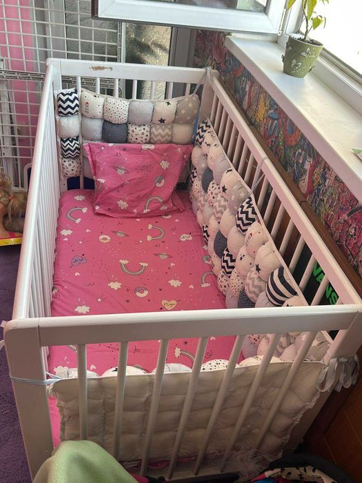 Детска Кошара с матрак и обиколи