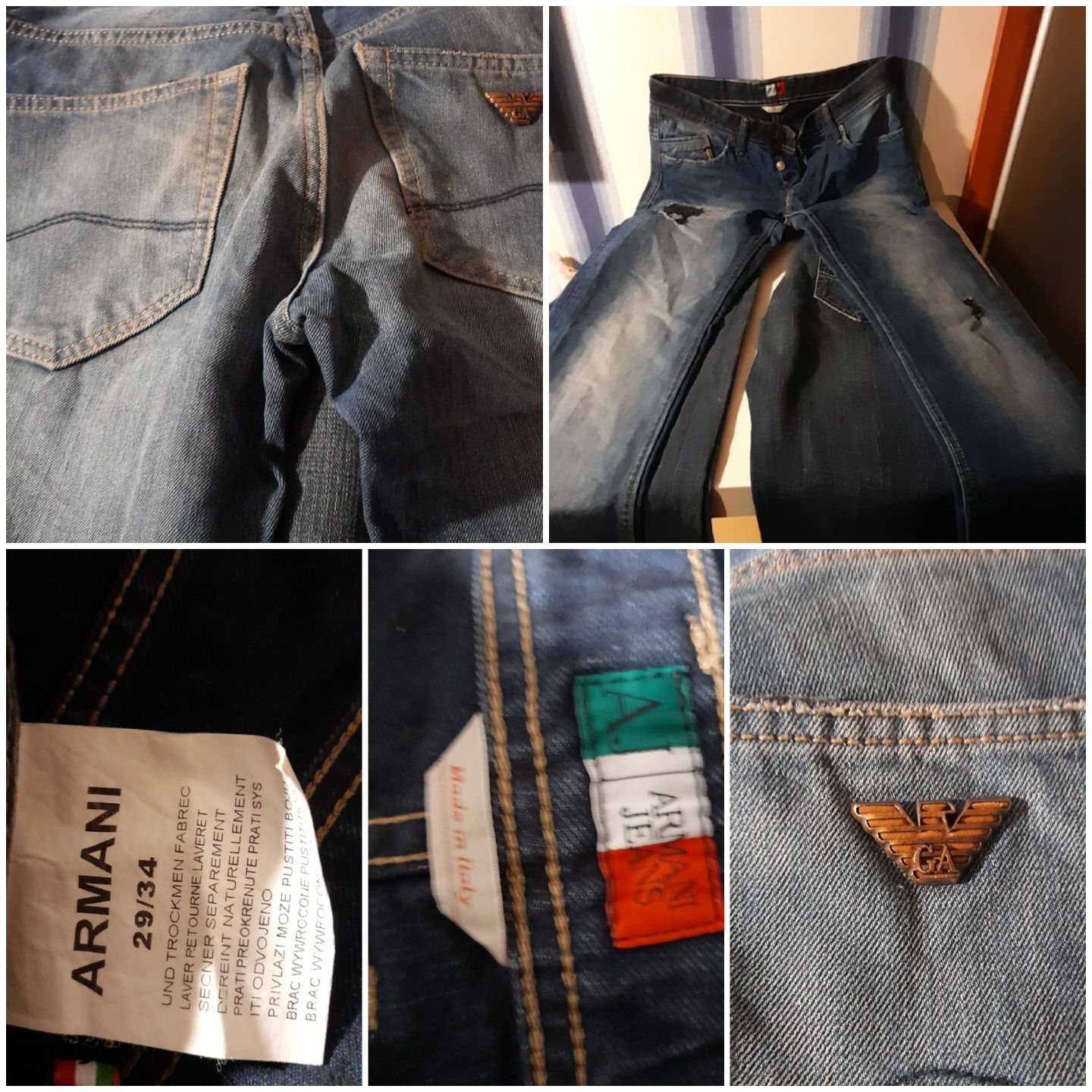 Wrangler Armani Tommy Hilfiger дънки100% оригинал