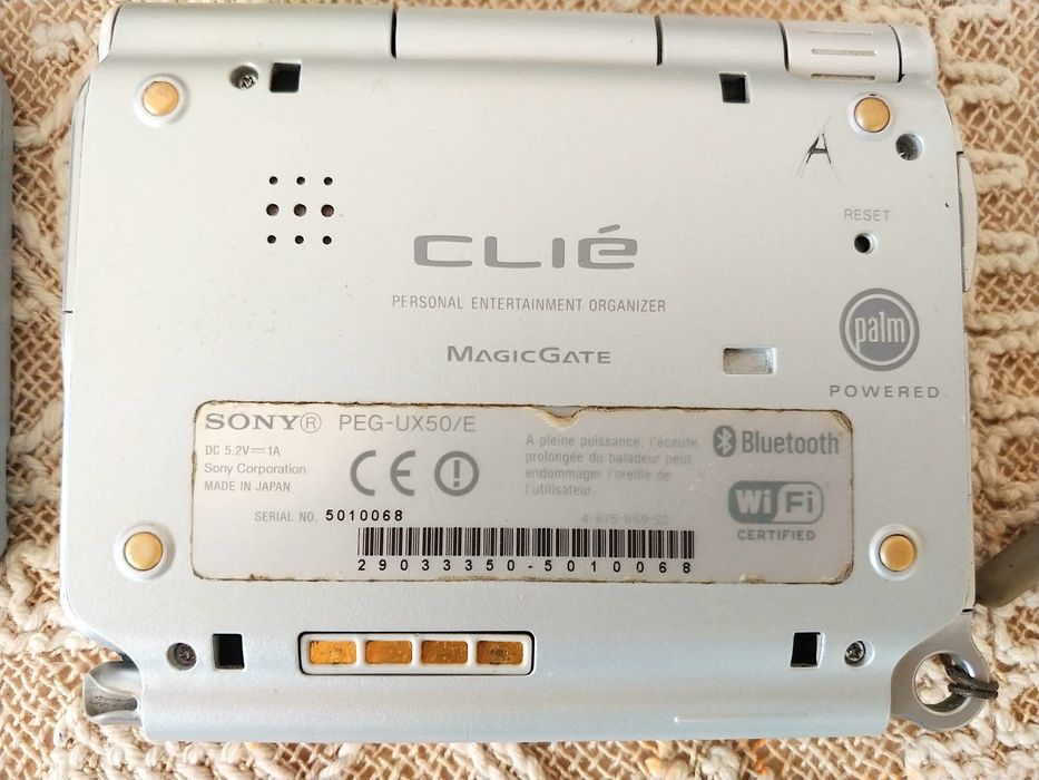 Sony Clie PEG-UX50 Kenwood Aiwa Panasonic Sharp JVC Sanyo