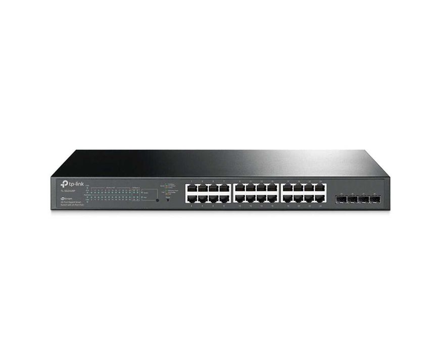 PoE коммутатор TP-LINK  TL-SG2428P 24 x RJ-45, 4 x Gigabit Ethernet SF