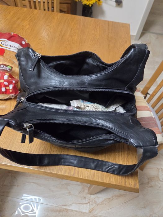 Дамска чанта от естествена кожа