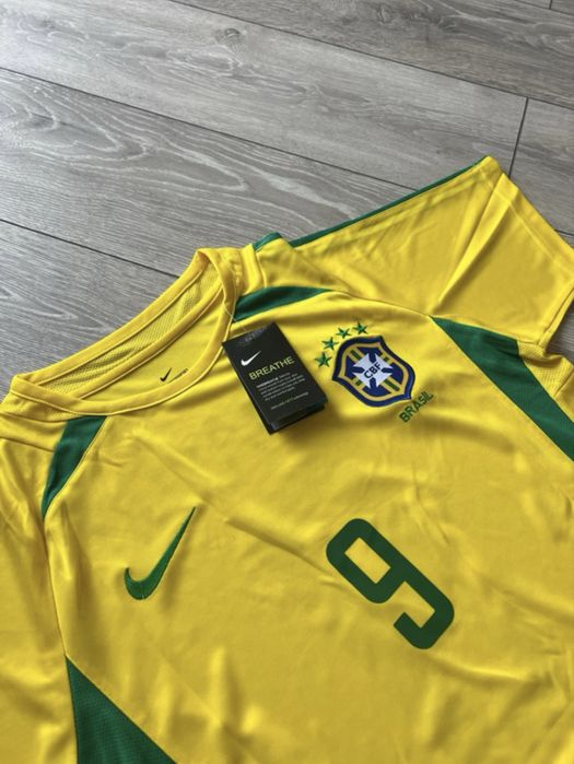 Tricou de fotbal Nike - Brazilia World Cup 2002 - RONALDO