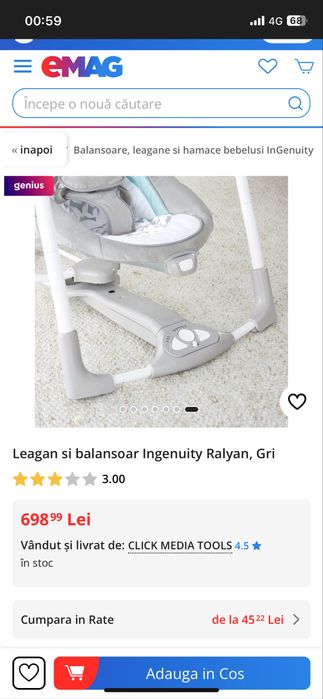 Balansoar bebelusi