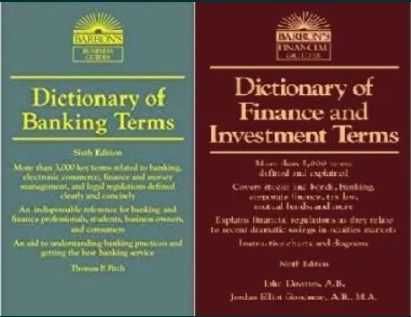 Dictionary of banking Terms, Dictionary of Finance and Investment Term