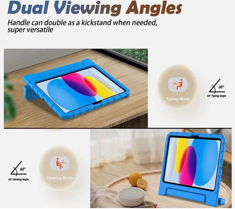 Защитен детски калъф / кейс / стойка за iPad 10.2" - 7th, 8th, 9th Gen