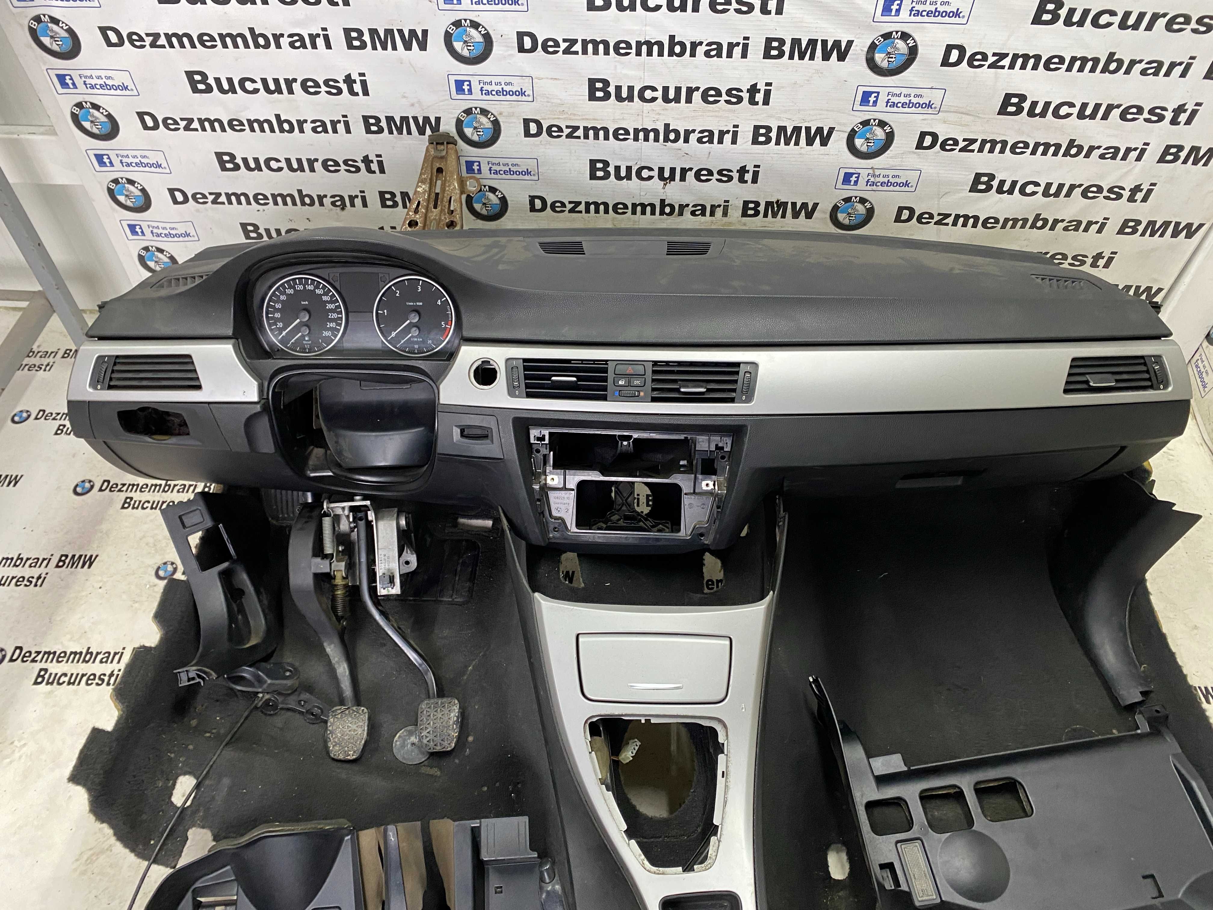 Kit conversie mutare volan BMW E90,E91 plansa bord neagra Europa