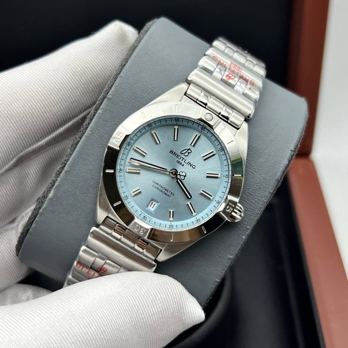 Breitling Chronomat Aquamarine Dial 36,mm lady