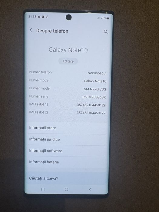 Samsung Galaxy Note 10 256 Gb ID-XXL4962