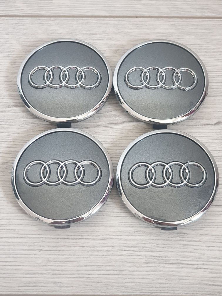 Capace-Jante-Gri-61-MM-Sigla-Audi-A1-A3-A4-A5-A6-A7-A8-Q3-Q5-Q7-Sline