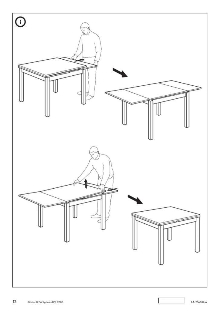 Masa extensibila ikea