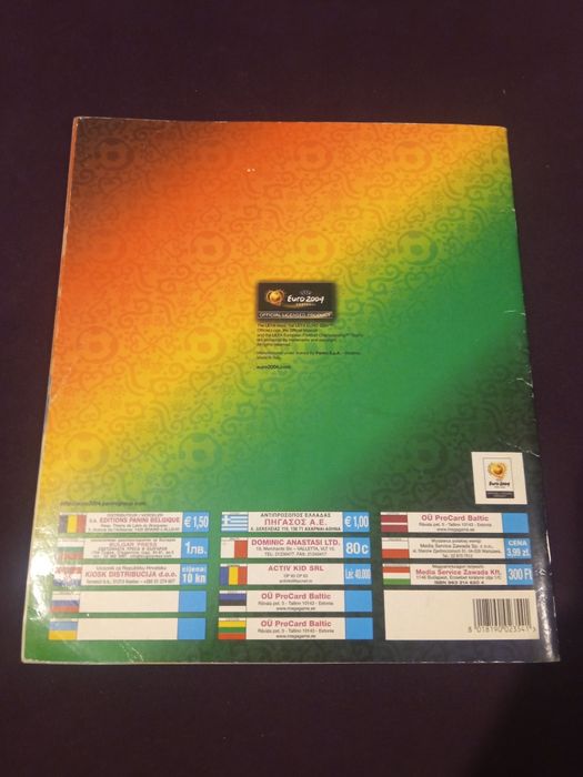 3 албума Panini Панини Европейско 2002  Световно 2004