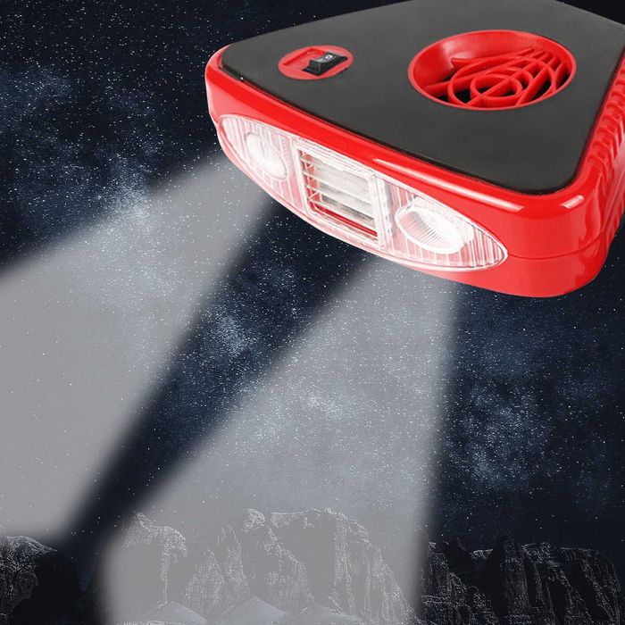 2024 200W Печка Духалка за Кола с дръжка и LED ФЕНЕР климатик парно