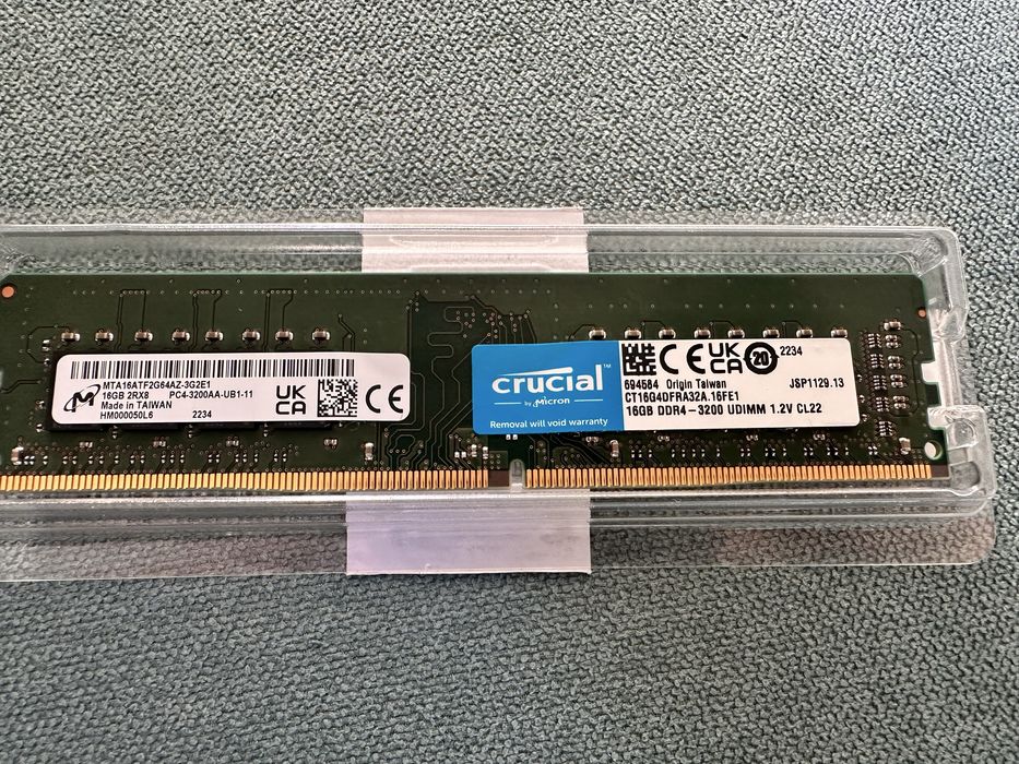 16gb Ram памет - Crucial 16GB DDR4-3200